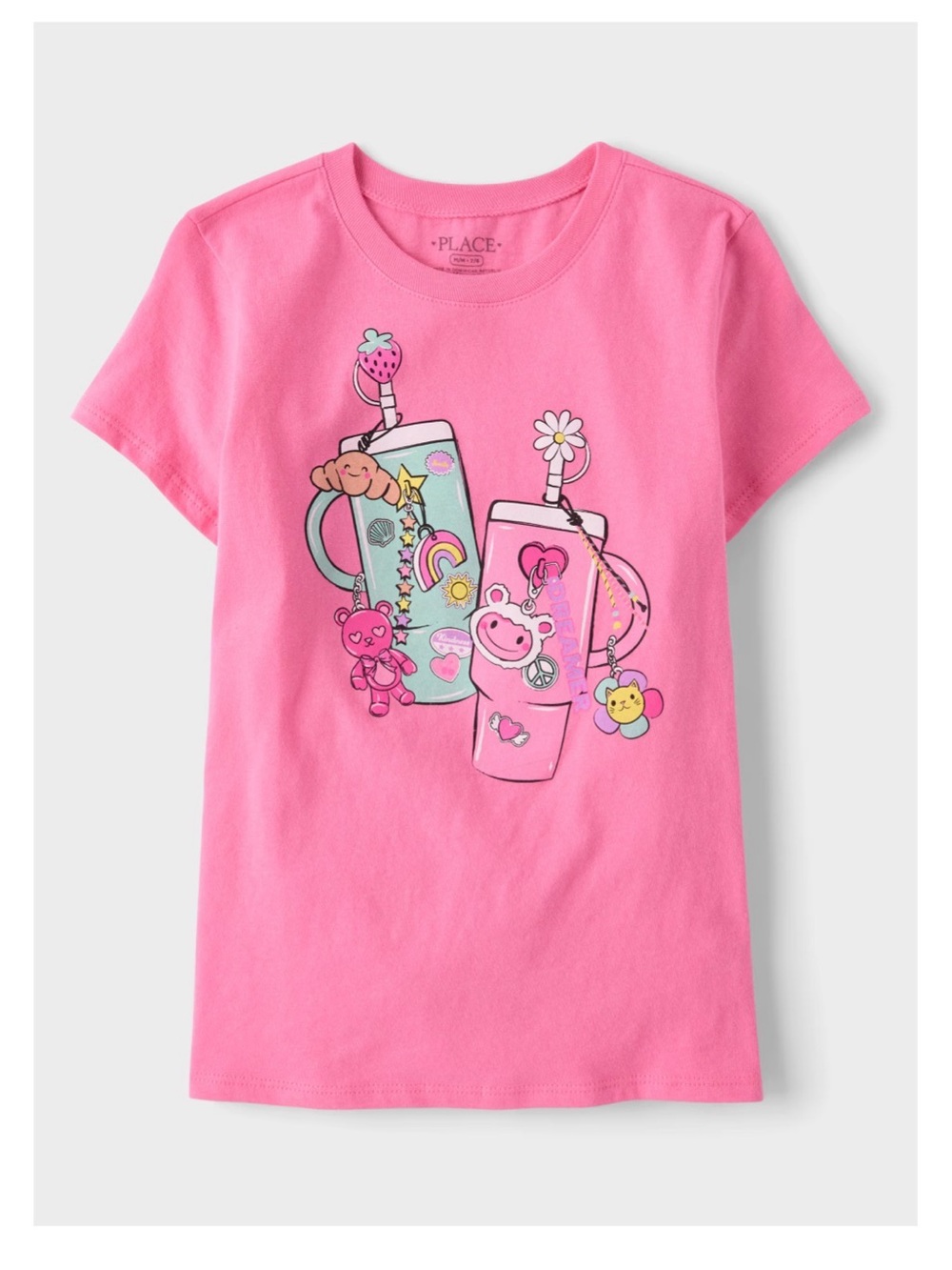 The Children's Place Bright Pink Short-Sleeve Graphic Tee